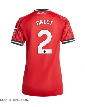 Billige Fotballdrakt Manchester United Diogo Dalot #2 Replika Hjemmedrakt Dame 2025-26 Kortermet Billige Fotballdrakt Manchester United Diogo Dalot #2 Replika Hjemmedrakt Dame 2025-26 Kortermet